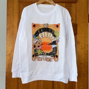 Vintage style graphic crewneck sweatshirt. Never worn. Brand new.